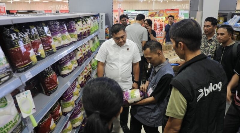 Tim Satgas Pangan Polda Bali Temukan Harga Beras Diatas HET