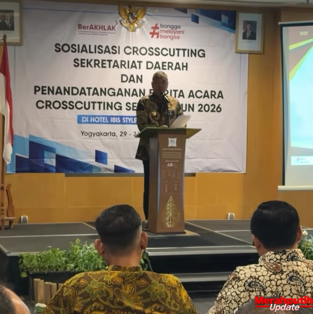 Wujudkan Birokrasi Lincah, Bupati Tulungagung Hadiri Sosialisasi Crosscutting Setda 2026 di Yogyakar