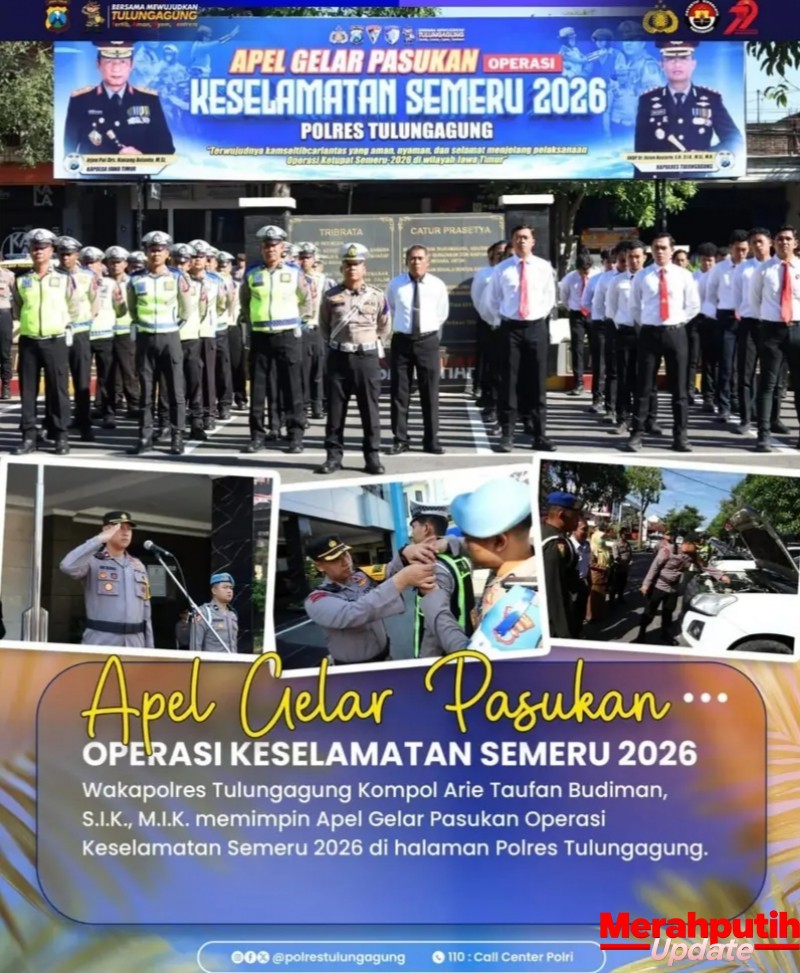 Persiapan Menjelang Operasi Ketupat, Polres Tulungagung Gelar Operasi Keselamatan Semeru 2026