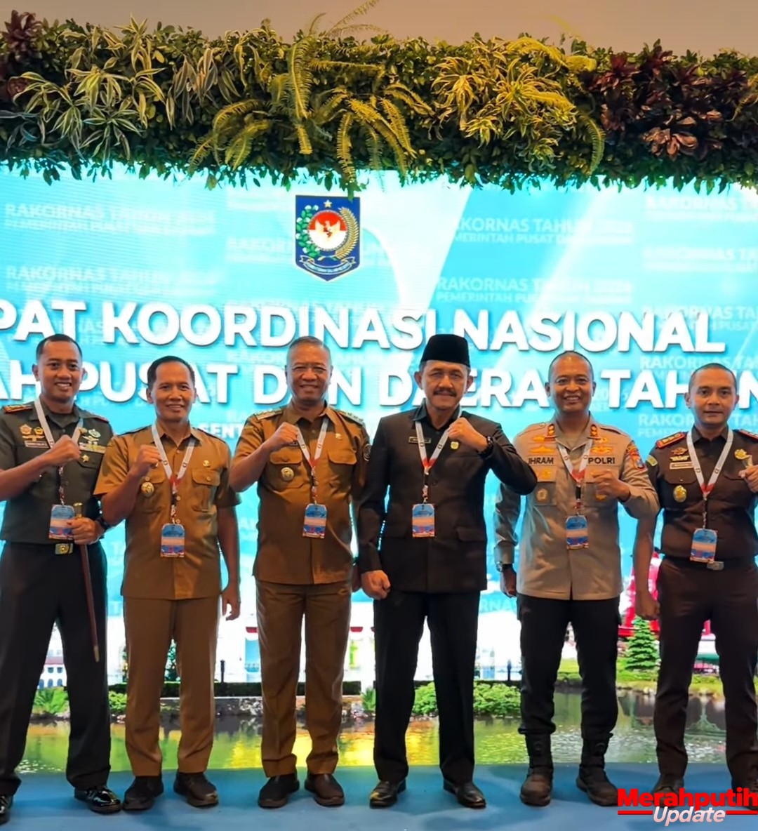 Sinergi Menuju Indonesia Emas 2045, Bupati dan Wabup Tulungagung Hadiri Rakornas di Sentul
