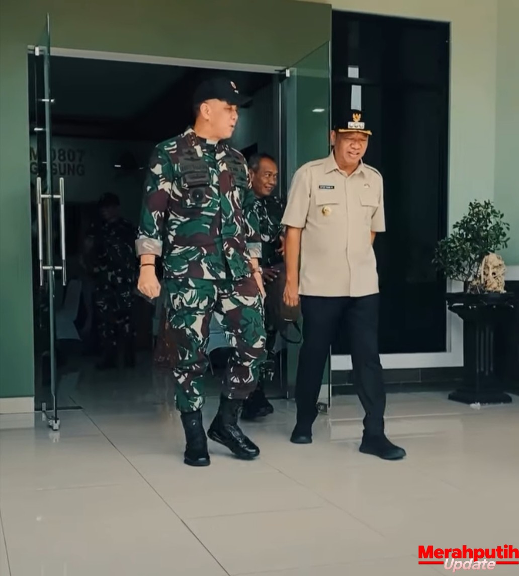 Perkuat Sinergi Dan Tinjau Proyek Strategis, Pangdam V/Brawijaya Temui Garut Sunu