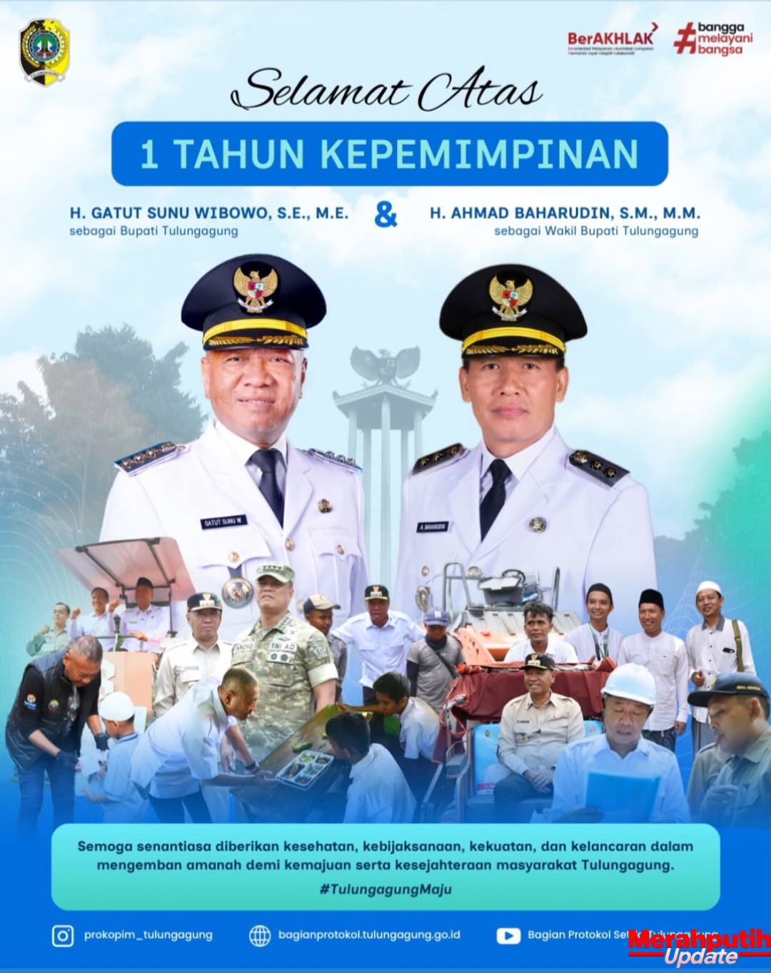 Satu Tahun Kepemimpinan Gatut Sunu - Ahmad Baharudin, Dedikasi Tanpa Henti Menuju Tulungagung Maju