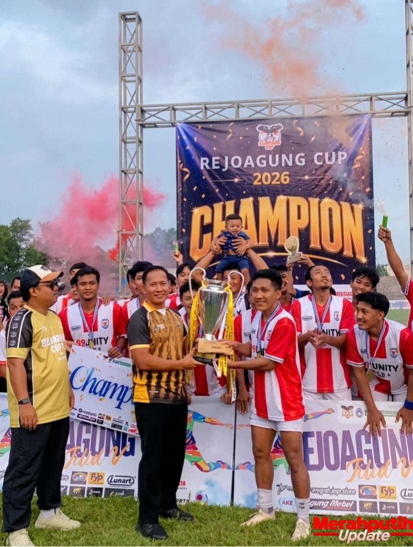 Pulosari Juara Lewat Drama Adu Penalti, Plt Bupati Tulungagung Tutup Rejoagung Cup 2026